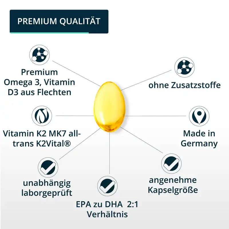 Brandl Omega3 D3 K2 240 Kapsułek