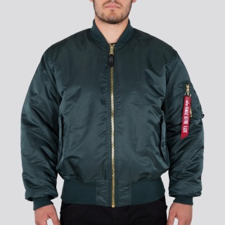 Alpha Industries Kurtka lotnicza MA-1 (Przejściowa kurtka odwracalna) zielona granatowa męska