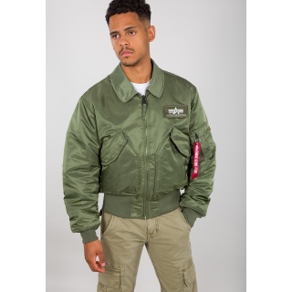 Alpha Industries Kurtka lotnicza CWU 45 sagegrün Męska