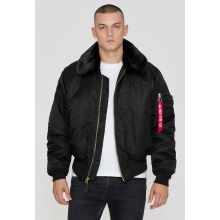 Alpha Industries Kurtka zimowa lotnicza B15 (wodoodporna) czarna męska