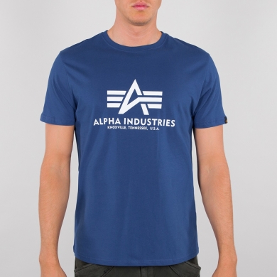 Alpha Industries T-shirt Basic (Bawełna) NASA niebieski Mężczyźni