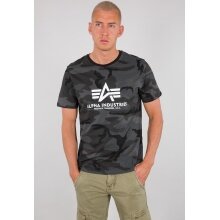 Alpha Industries T-shirt Basic Camo (Bawełna) czarny męski