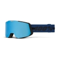 100% Gogle narciarskie Snowcraft HiPER Mirror Blue Lens niebieskie - 1 gogle