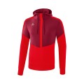 Erima Bluza z kapturem Hoodie Squad (Cotton Touch) bordowy/czerwony Mężczyźni