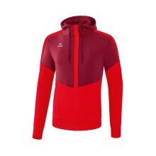 Erima Bluza z kapturem Hoodie Squad (Cotton Touch) bordowy/czerwony Mężczyźni