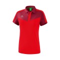 Erima Sport-Polo Squad (100% Poliester) bordowy/czerwony Damski