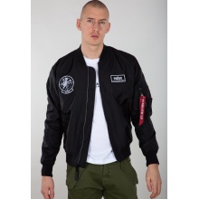 Alpha Industries Kurtka lotnicza MA-1 TT Glow In The Dark czarna męska