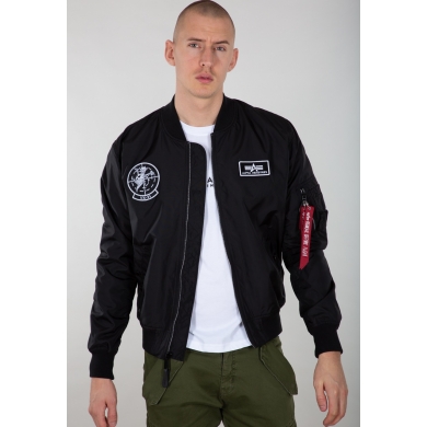 Alpha Industries Kurtka lotnicza MA-1 TT Glow In The Dark czarna męska