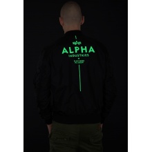 Alpha Industries Kurtka lotnicza MA-1 TT Glow In The Dark czarna męska