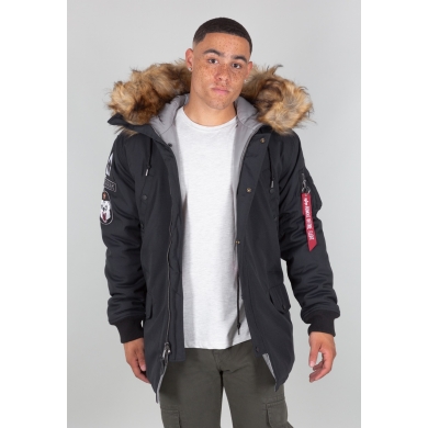 Alpha Industries Kurtka zimowa Arctic Discoverer czarna męska