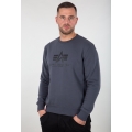 Alpha Industries Pullover Basic (Bawełna) Sweter ciemnoszary/czarny Mężczyźni