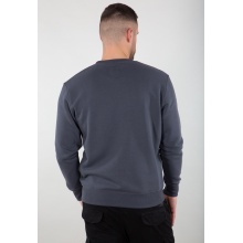 Alpha Industries Pullover Basic (Bawełna) Sweter ciemnoszary/czarny Mężczyźni