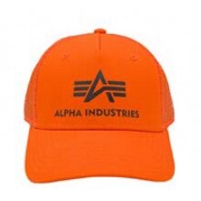 Alpha Industries Czapka Basecap Basic Trucker pomarańczowa 1 szt.