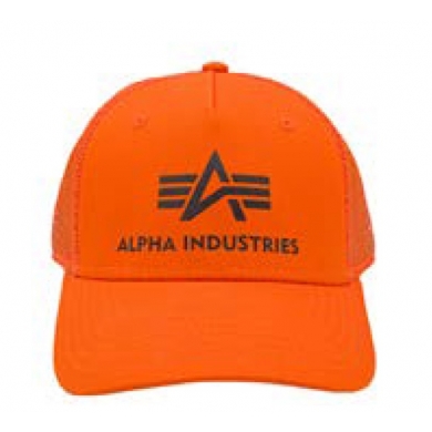 Alpha Industries Czapka Basecap Basic Trucker pomarańczowa 1 szt.