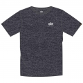 Alpha Industries T-shirt Basic T Małe Logo (Bawełna) w kolorze węgla szarego dla mężczyzn