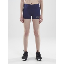 Craft Sportowe Spodenki Squad Hotpants (funkcjonalny materiał, dopasowane) krótkie granatowe dziecięce