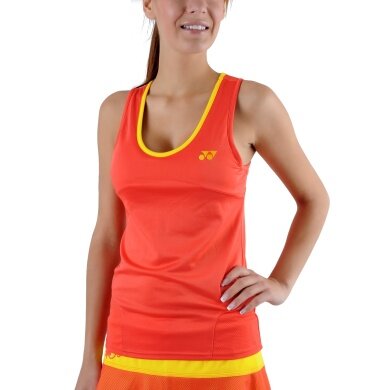 Yonex Tank tenisowy Melbourne pomarańczowy damski