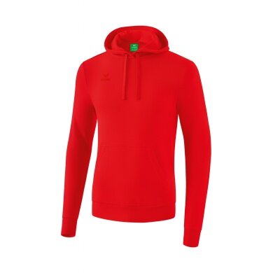 Erima Bluza z kapturem Sweat Basic Hoodie czerwona męska