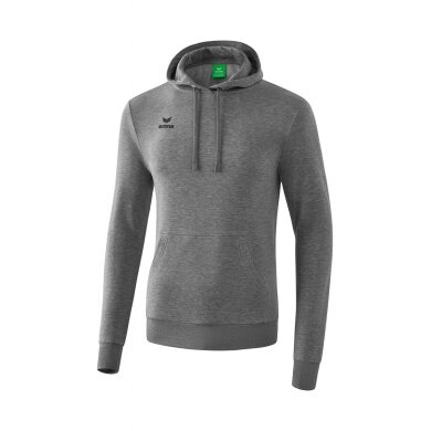 Erima Bluza z kapturem Sweat Basic Hoodie szary melanż męski