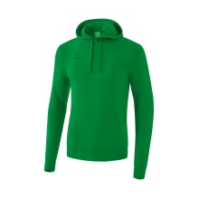 Erima Bluza z kapturem Sweat Basic Hoodie zielona dla chłopców