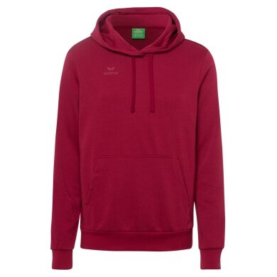 Erima Bluza z kapturem Sweat Basic Bordeaux Męska