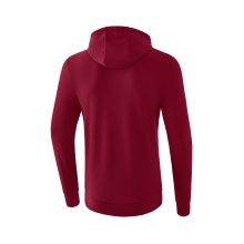 Erima Bluza z kapturem Sweat Basic Bordeaux Męska