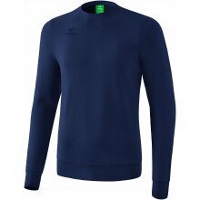 Erima Freizeitowy Sweter Basic Pullover granatowy dla chłopców