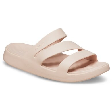 Crocs Sandal Getaway Strappy (lekkie, bezszwowe, elastyczne) brzoskwiniowo-różowe dla kobiet