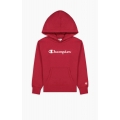 Champion Bluza z kapturem Hoodie Big Logo American Classic (ocieplana) magentarot Dziewczęta