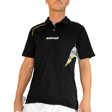 Babolat Polo tenisowe Performance #13 czarne Mężczyźni (Rozmiar S)