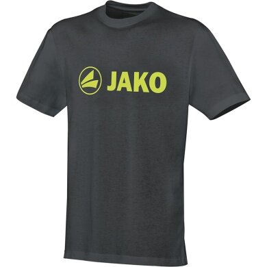 JAKO T-shirt Promo antracyt/zielony dla chłopców