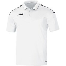 JAKO Sport-Polo Champ 2.0 (100% poliester) biały dziecięcy