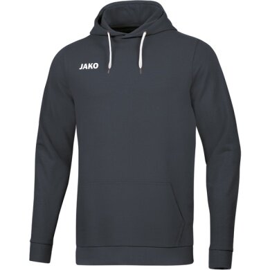 JAKO Bluza z kapturem Hoodie Base (70% Bawełna organiczna) antracytowy Mężczyźni