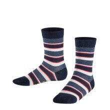 Falke Skarpetki dzienne Mixed Stripe granatowe/wielokolorowe dla dzieci - 1 para