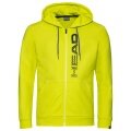 Head Hoodie z kapturem Club Fynn Fullzip żółty męski