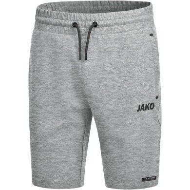 JAKO Spodenki sportowe Premium Basics (Double-Tech-Knit) krótkie jasnoszare męskie