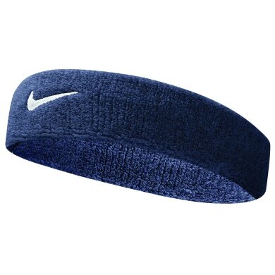 Nike Opaska Swoosh (70% bawełny) obsydian - 1 sztuka