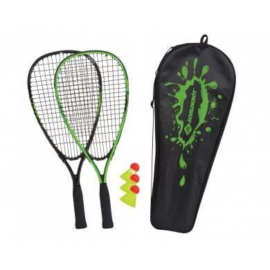 Zestaw Speedbadminton Schildkröt (2x rakiety, 3x piłki, 1x torba)