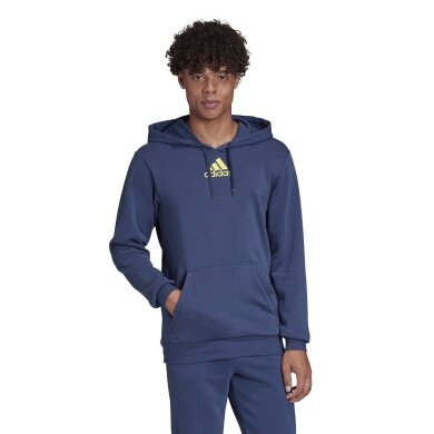 adidas Bluza z kapturem Hoodie Graphic granatowa męska