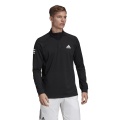 adidas Koszulka z długim rękawem Club 1/2 Zip czarna męska