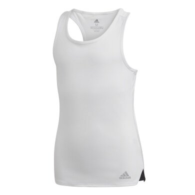 adidas Tank Top Tenisowy Club biały dziewczęta