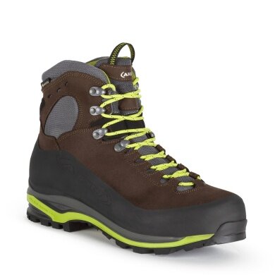 Buty trekkingowe AKU Superalp V-Light GTX (trekkingowe, wodoodporne) brązowo/limonkowe męskie