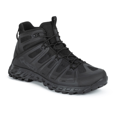 AKU Military-Pracownicze-Boty Tactical Mid GTX (Wielozadaniowe, Polowanie, wodoodporne) czarne Mężczyźni