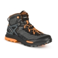 Buty trekkingowe AKU Rocket Mid GTX (Fast-Hiking, wodoodporne) czarne/pomarańczowe męskie