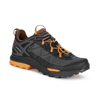 Buty trekkingowe AKU Rocket DFS GTX (Fast-Hiking, wodoodporne) czarne/pomarańczowe męskie