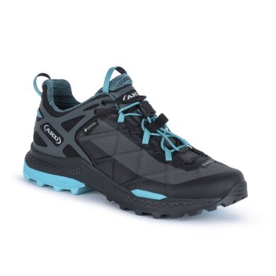 Buty trekkingowe AKU Rocket DFS GTX (Fast-Hiking, wodoodporne) czarne/turkusowe damskie