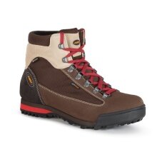 AKU Buty trekkingowe Slope Original GTX (Trekking, wodoodporne, Wyprodukowano we Włoszech) beżowo-brązowe/czerwone męskie