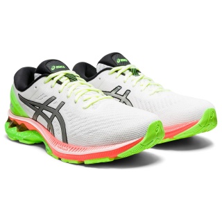 Asics Buty biegowe Gel Kayano 27 Lite Show (Stabilność, odblaskowe) białe męskie