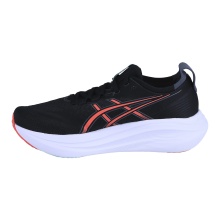 Buty biegowe Asics Gel Nimbus 27 (amortyzacja) 2025 czarne/koralowe męskie