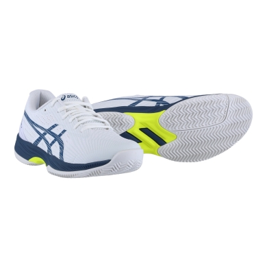 Asics Buty tenisowe Gel Game 9 Clay/Na korty 2024 białe/mako niebieskie męskie